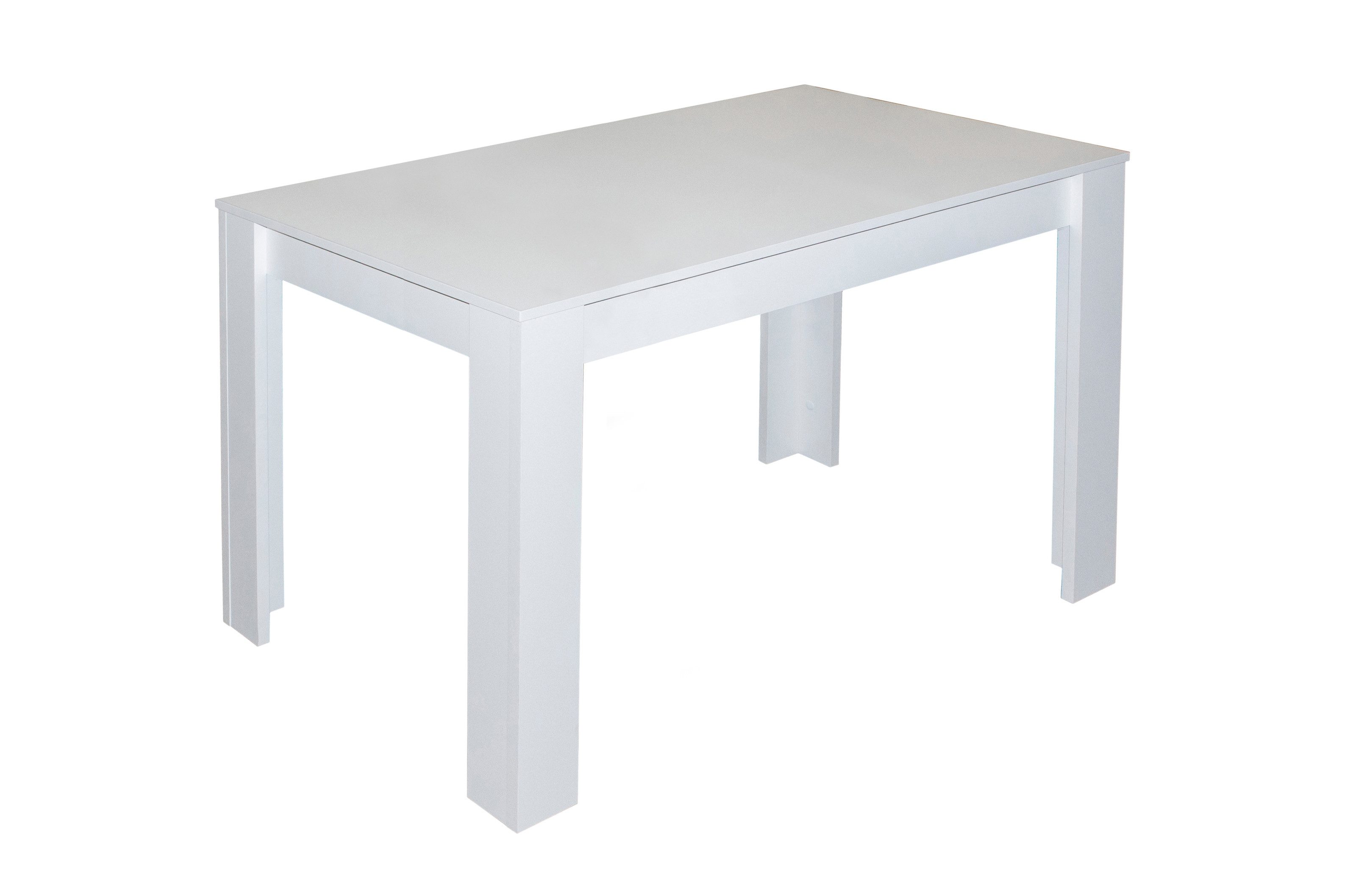 Mäusbacher Esstisch in weiß matt - 110x75x60cm (BxHxT) günstig online kaufen