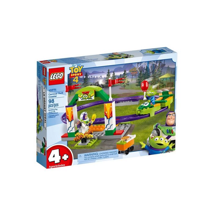 LEGO® Konstruktionsspielsteine LEGO® Disney™ 4+ Toy Story - Buzz wilde Achterbahn (Set 98 St)