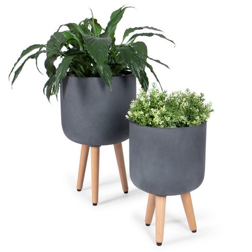 PARK ALLEY Blumentopf »PA6996«, Blumentopf mit Beinen, 2er Set
