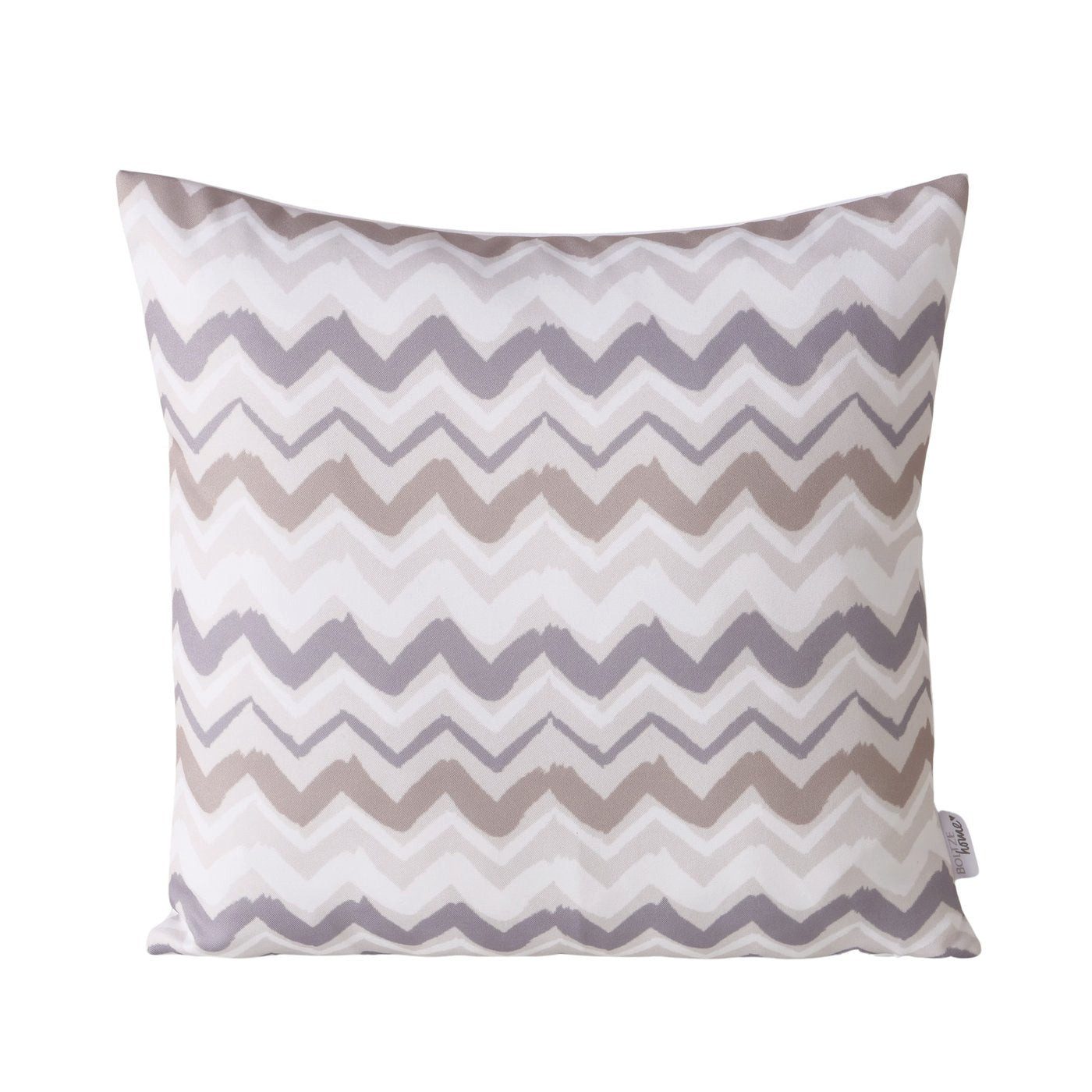 BOLTZE Dekokissen Kissen 45x45 cm mit Zickzackmuster beige/grau von Boltze Modernes Kiss