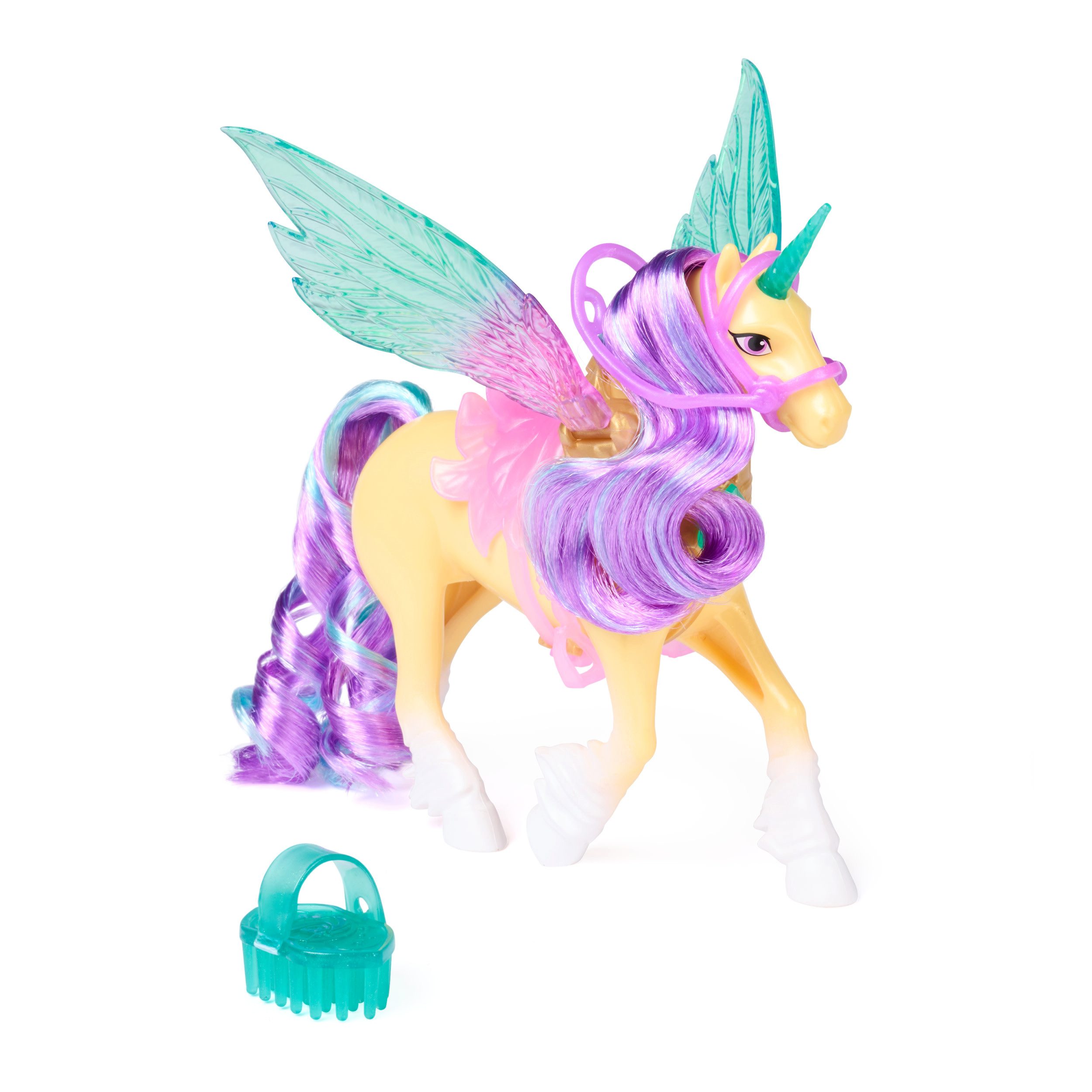 Spin Master Anziehpuppe Unicorn Academy - Wing Magic Ava und Leaf Spielset