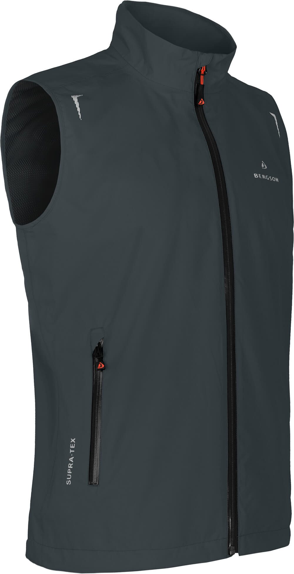 Bergson Regenjacke EGGEN Weste Herren Regenweste, günstig online kaufen