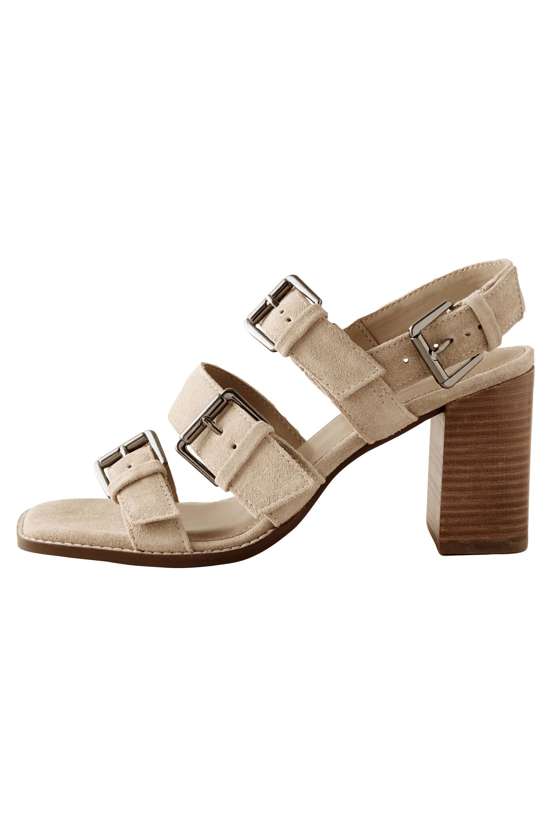 Next Forever Comfort® Ledersandalen mit Blockabsatz Sandale (1-tlg)