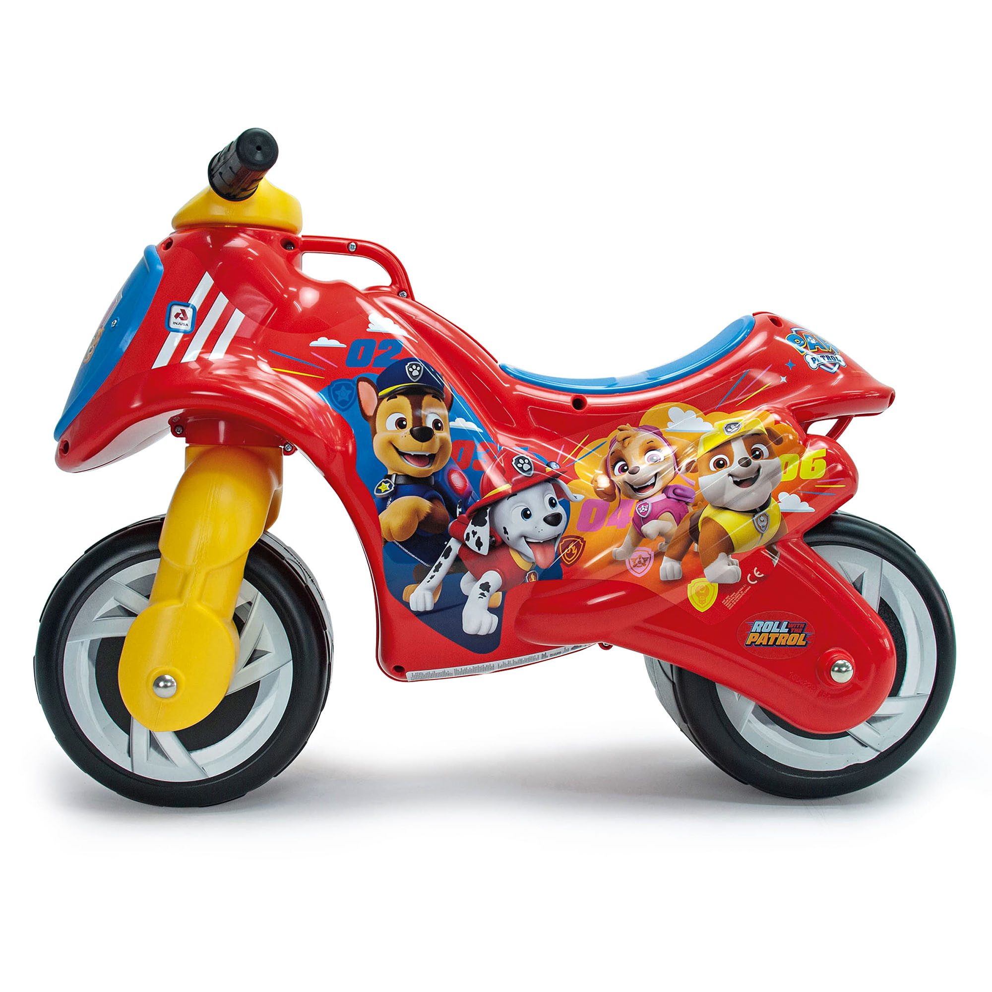 INJUSA Rutschmotorrad Paw Patrol, Laufrad ab 18 Monate Kindermotorrad Rutscherfahrzeug Indoor & Outdoor – Bild 4 von 5