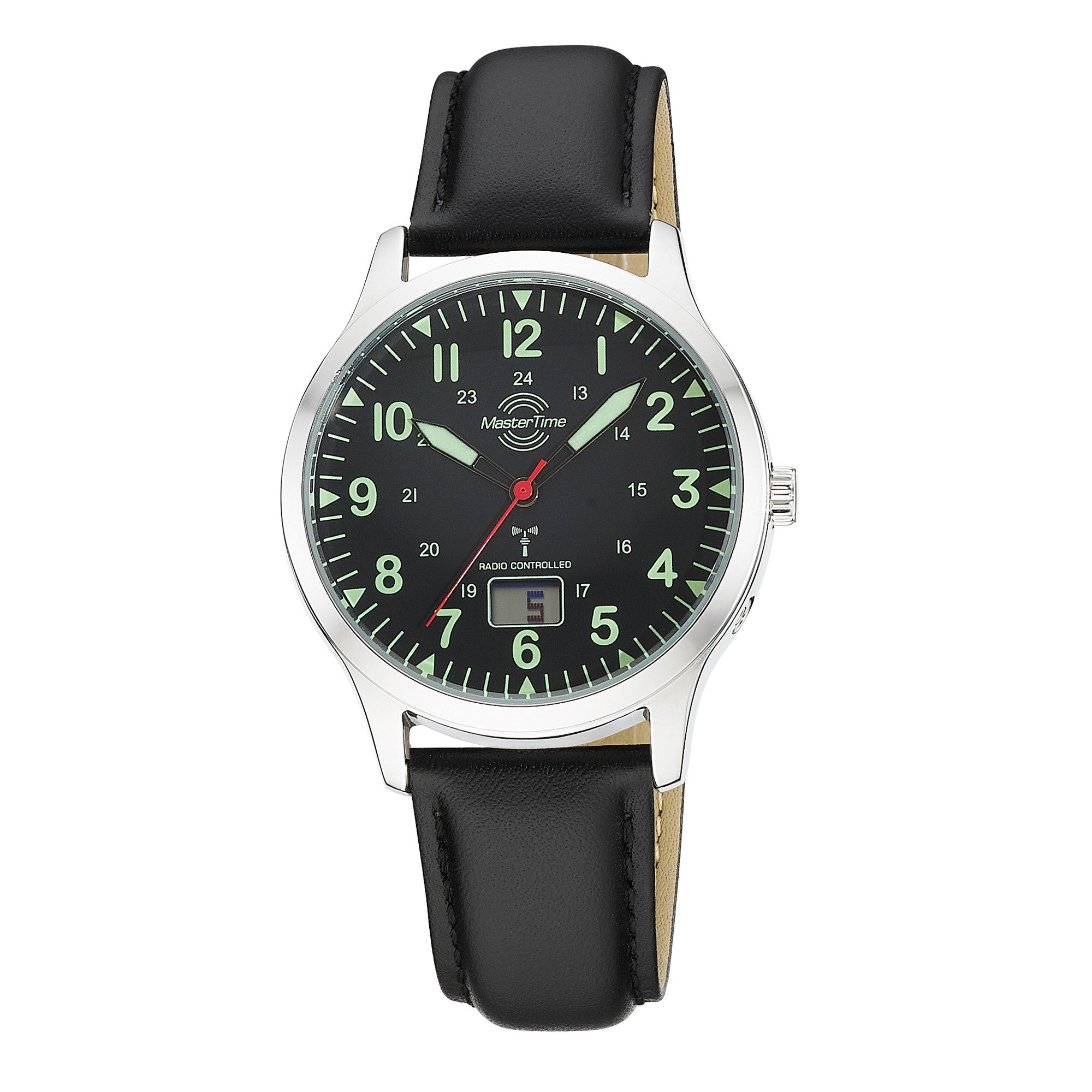 MASTER TIME Funkuhr Aviation MTGA-10957-22L, Quarzuhr, Armbanduhr, Herrenuh günstig online kaufen