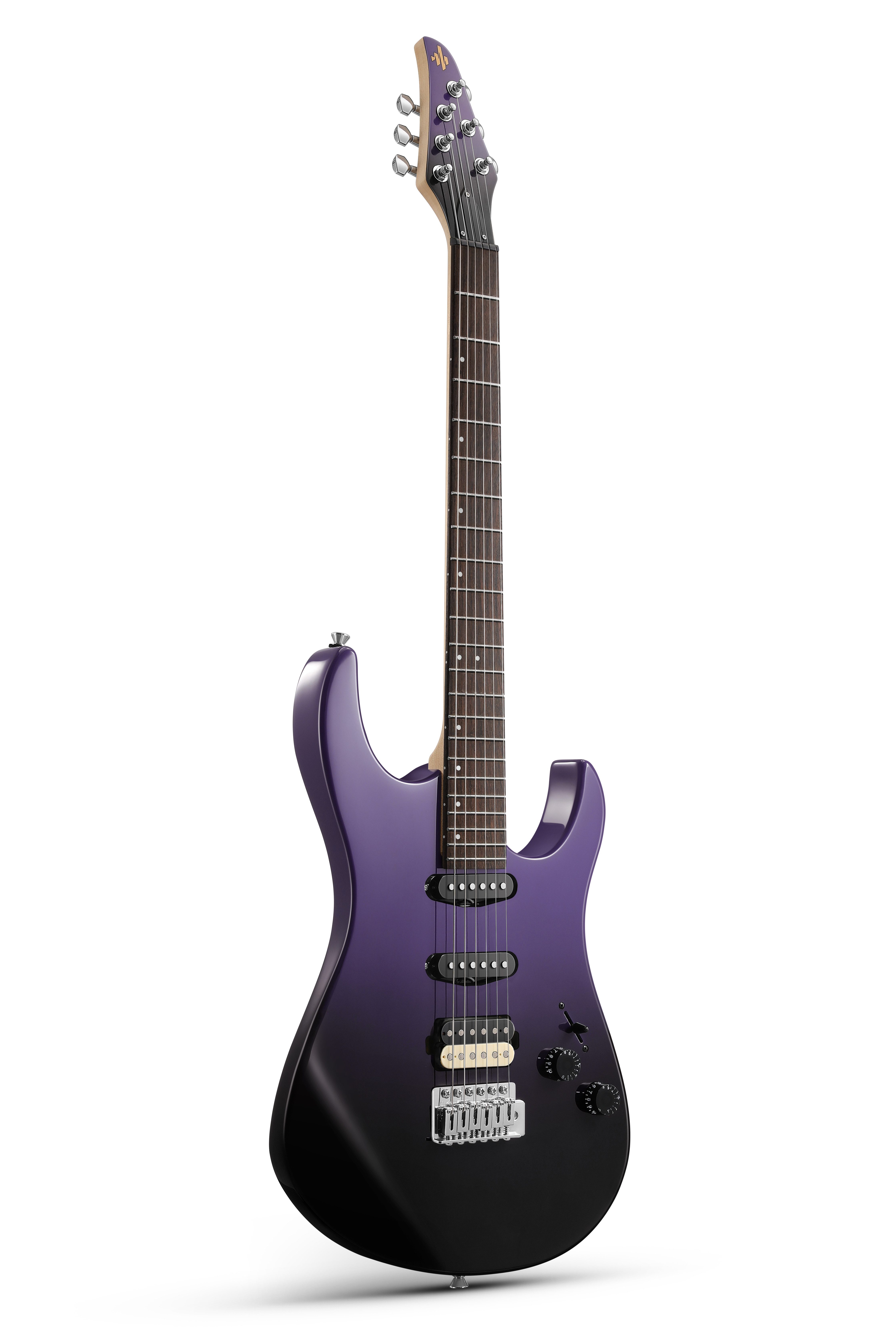 E-Gitarre DMT-66 Metall E-Gitarre Tremolo Brücke HSS Tonabnehmer massiver Körper
