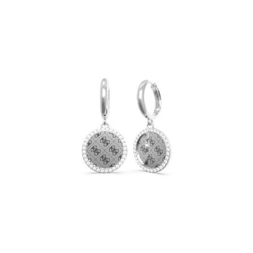 Guess Paar Ohrstecker Luxury steel round earrings Round Harmony JUBE01158JW günstig online kaufen
