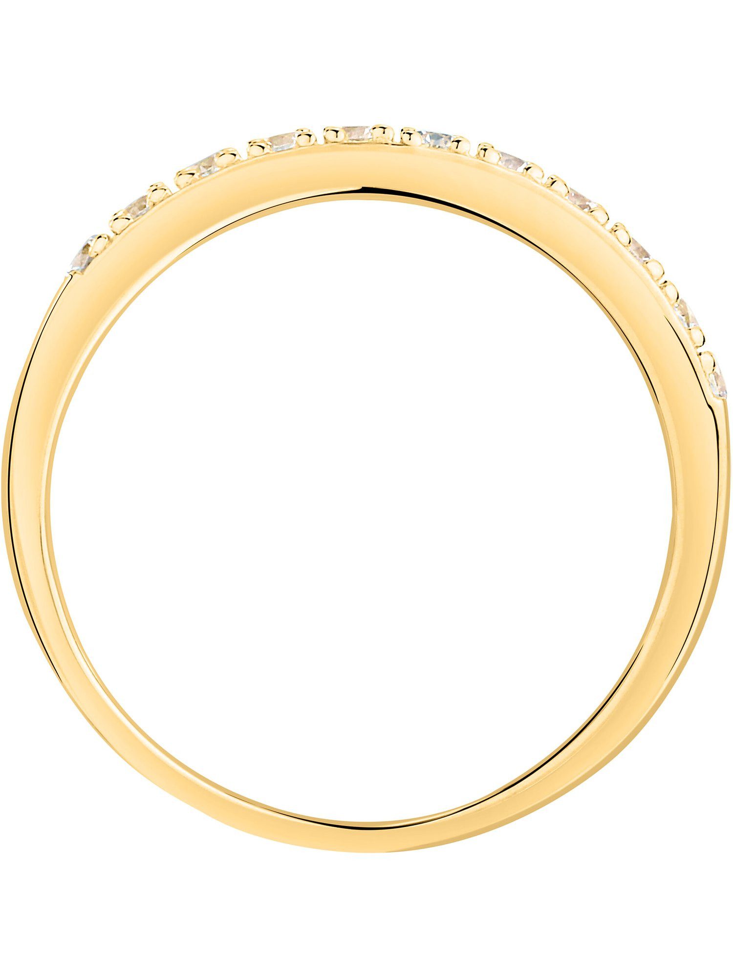 CHRIST Diamantring CHRIST Damen-Damenring 585er Gelbgold 3 Diamant