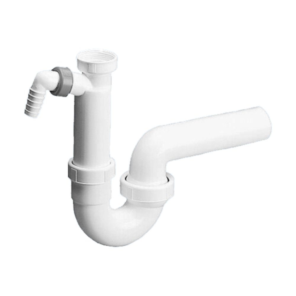 Dallmer Ablaufgarnitur DALLMER Röhren-Siphon 100/1 SLRS mit Rückfluss-Sperre