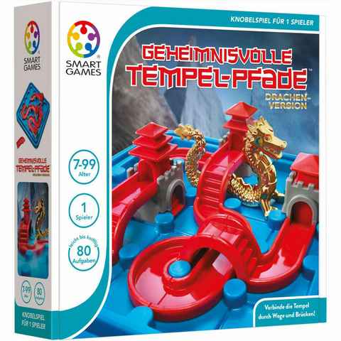 Smart Games Spiel, Solitärspiel Geheimnisvolle Tempelpfade Drachen Version