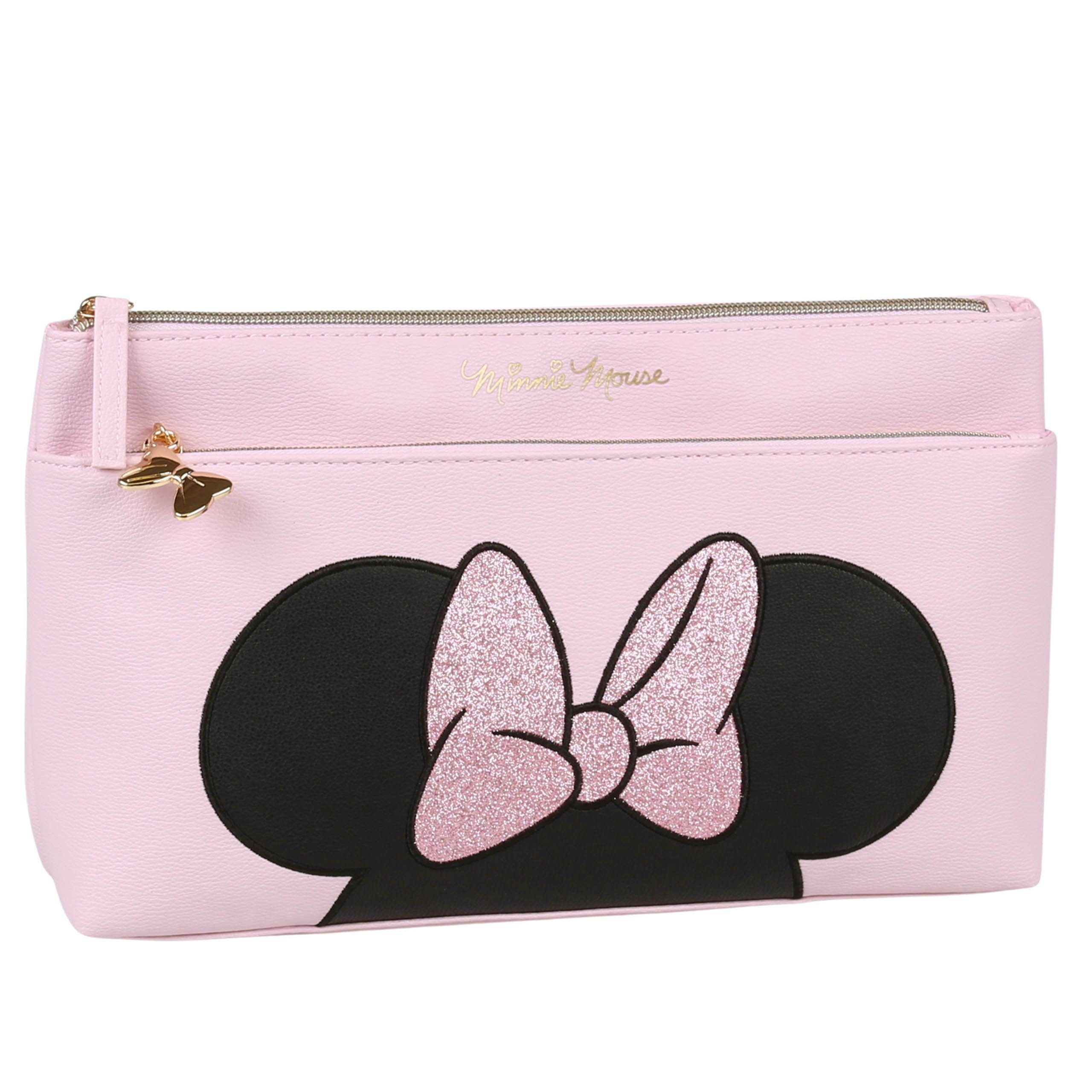 Sarcia.eu Kulturbeutel Minnie Mouse Disney Rosa Kosmetiktasche mit Reißverschluss 33x19x5 cm