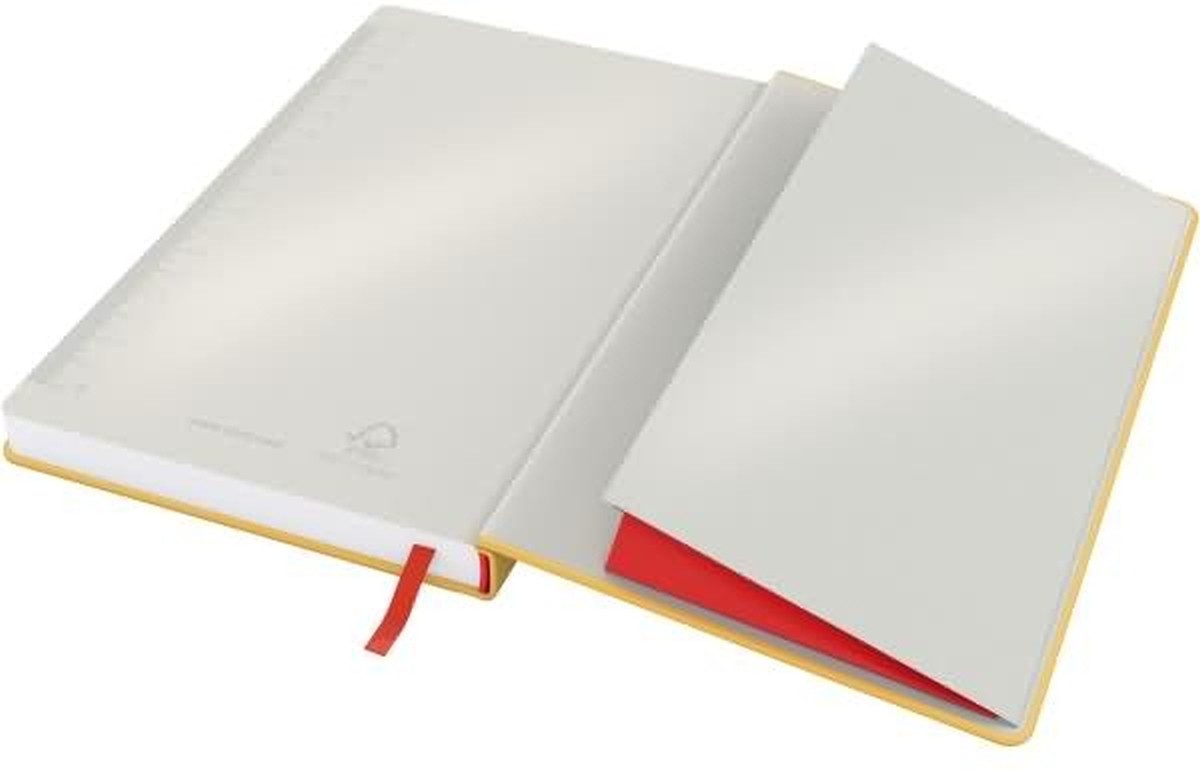 LEITZ Notizbuch Notizbuch Cosy A5 fester Einband liniert gelb