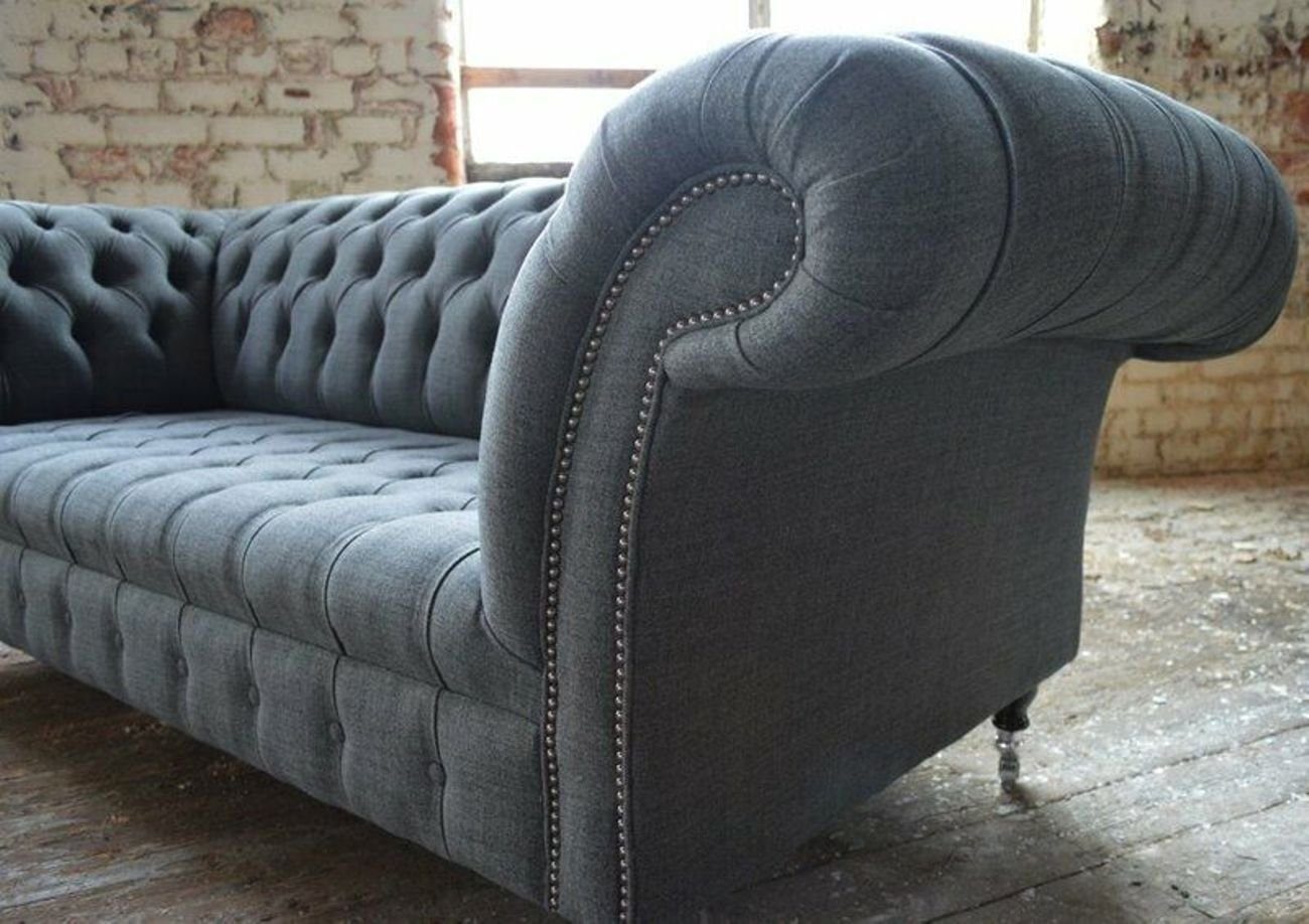 JVmoebel Sofa 3-Sitzer 3 SITZER Chesterfield Designer Polster Sofas Couchen