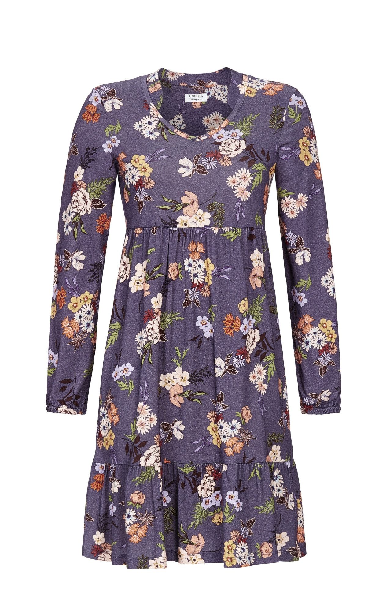 Ringella Nachthemd Sleepshirt mit V-Ausschnitt und günstig online kaufen