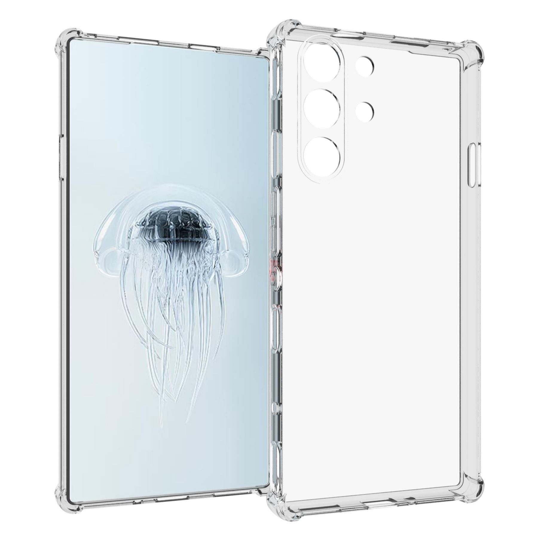 mtb more energy Smartphone-Hülle Clear Armor Case für ZTE Nubia Red Magic 10 Pro, Transparente TPU Schutzhülle Case Backcover mit Anti-Shock Verstärkung