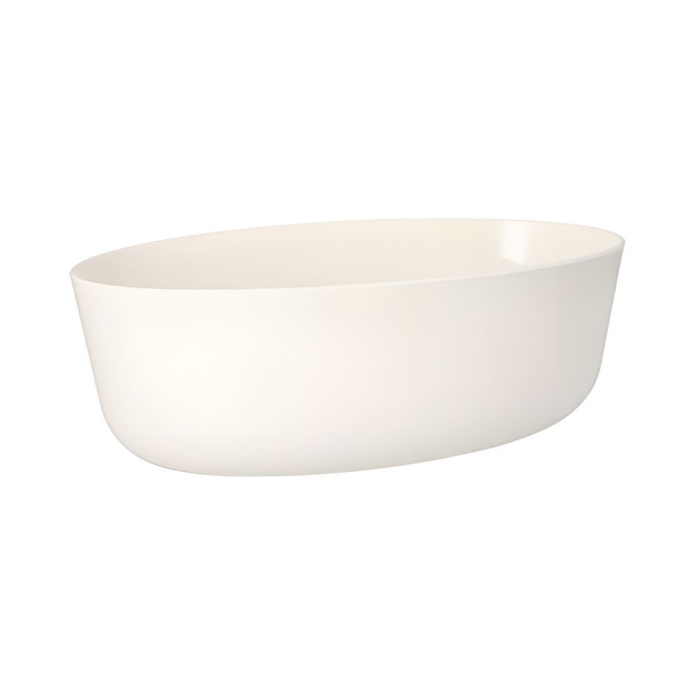 PAPSTAR Schale 40 x Mehrweg-Schalen oval 2400 ml 9,1 cm x 16,5 cm x 26 cm weiss Cella, PBT