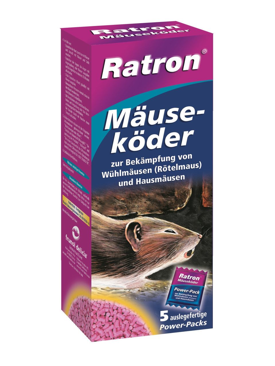 Trend Line Rattengift Ratron Mäuseköder 25 ppm, 200 g, 0.2 l