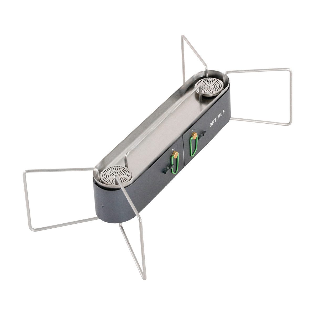 OPTIMUS Camping-Gasgrill Optimus Gemini II Zwei-Flammen-Kocher