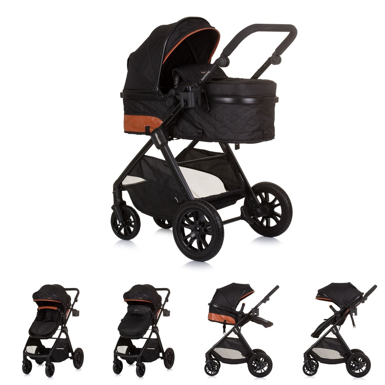 Kombi-Kinderwagen Kinderwagen Harmony 2 in 1