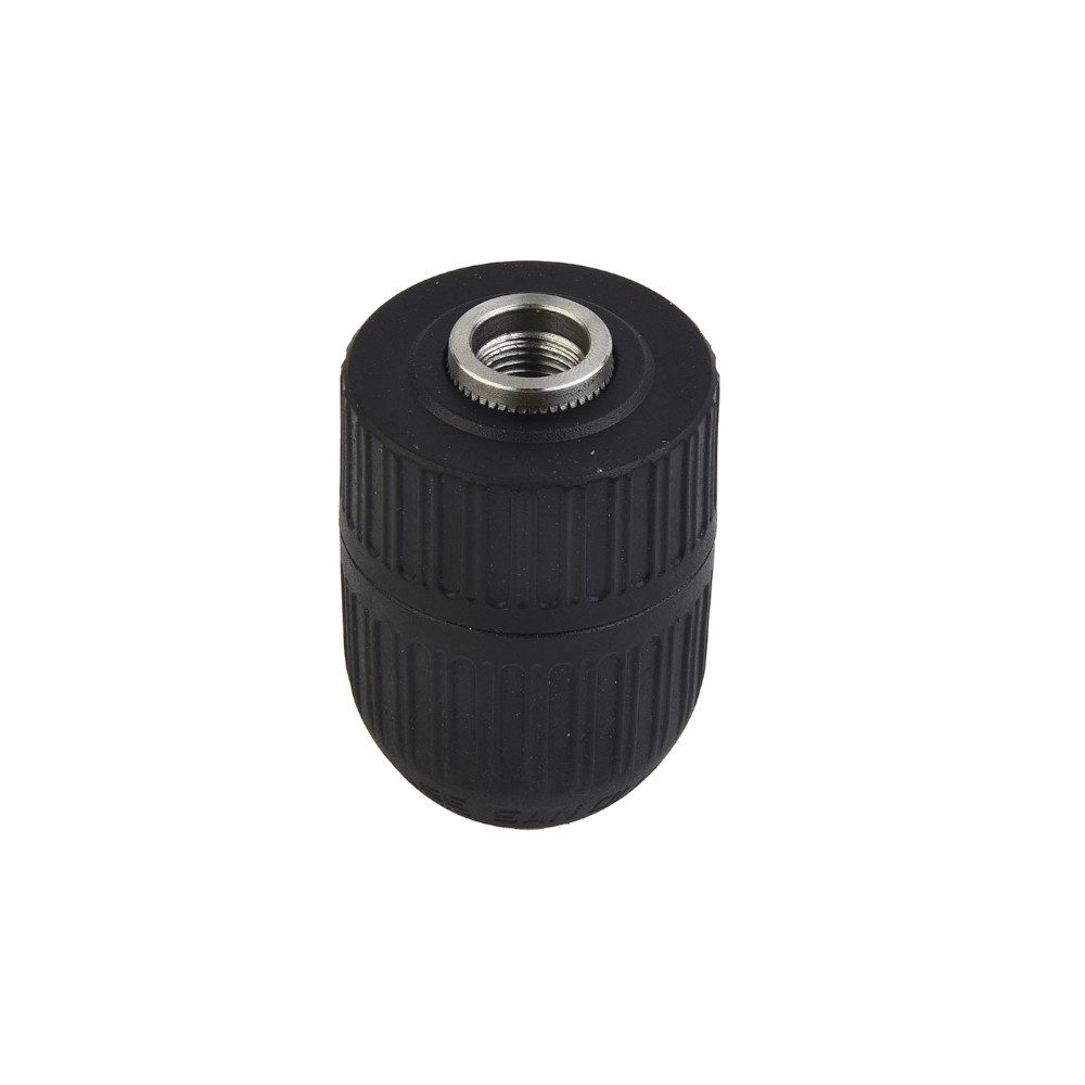 Trade-Shop Schnellspannbohrfutter Werkzeugaufnahme passend für Hilti, Hitachi, Ryobi, Black & Decker, Spannweite bis 13.00 mm, Gewindeanschluss: 1/2" x 20 UNF / Länge: 74mm / Durchmesser: 42mm