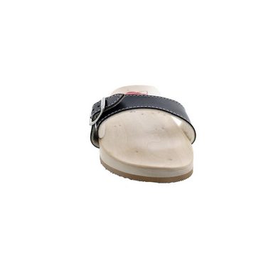 BERKEMANN Original Sandale, Kalbsleder, schwarz, Unisex, Weite E-H 0100-900 Pantolette