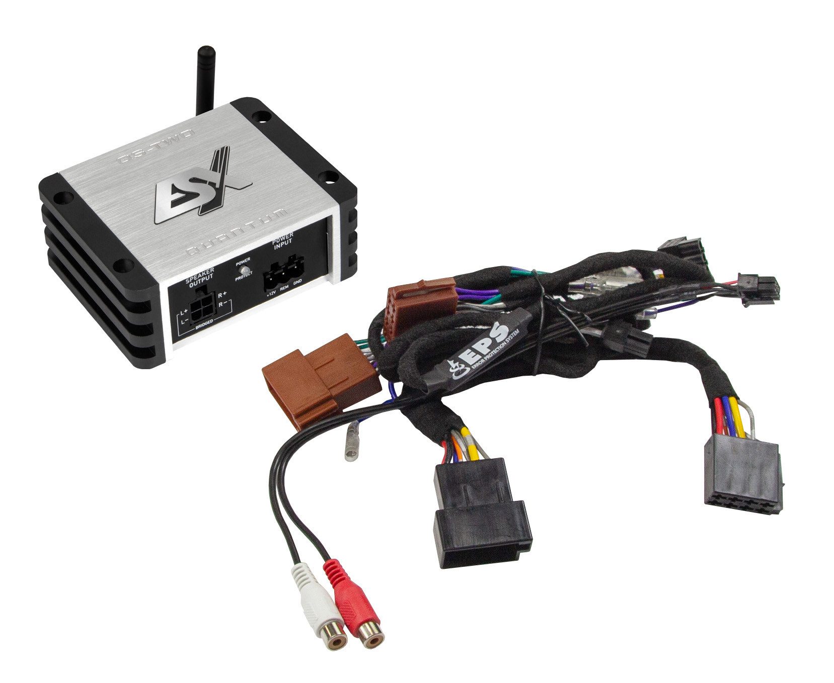 ESX QS-TWO-ISO QUANTUM 2-Kanal ClassD Nano Digital Endverstärker (Anzahl Kanäle: 2)