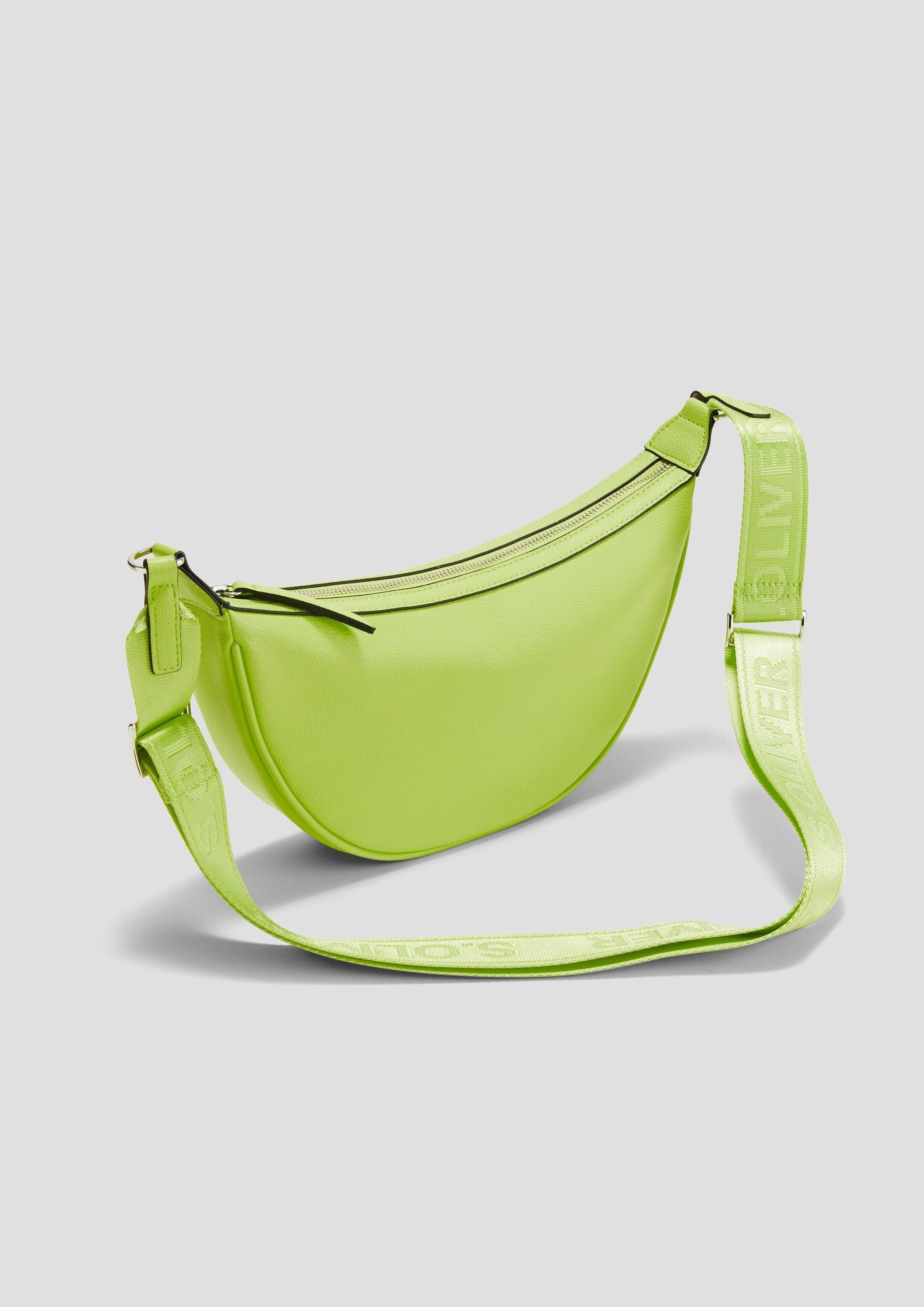 s.Oliver Umhängetasche Tasche, Hobo-Bag mit Logo-Schultergurt