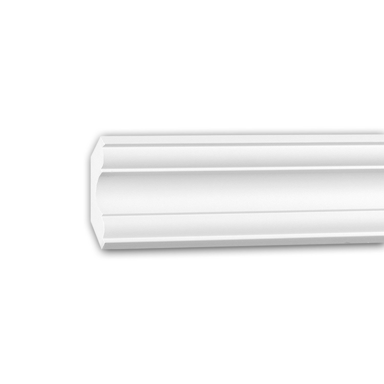 Profhome Eckprofil 150294 Eckleiste aus Polyurethan Deckenleiste Stuckleiste 2 m (Profilleiste, 1-St., Stuckleiste, Eckleiste, Deckenleiste, Zierleiste, 2 m), Profilleiste