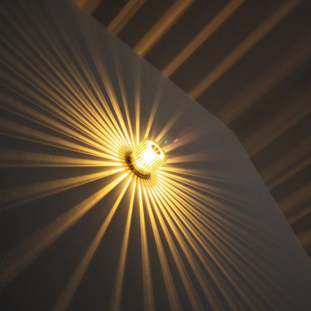 Wandleuchte mit Wandlampe 1xG9, aus hofstein Metall Leuchtmittel, Wandspot, in ohne »Icciano« Lichteffekt Nickel-matt,