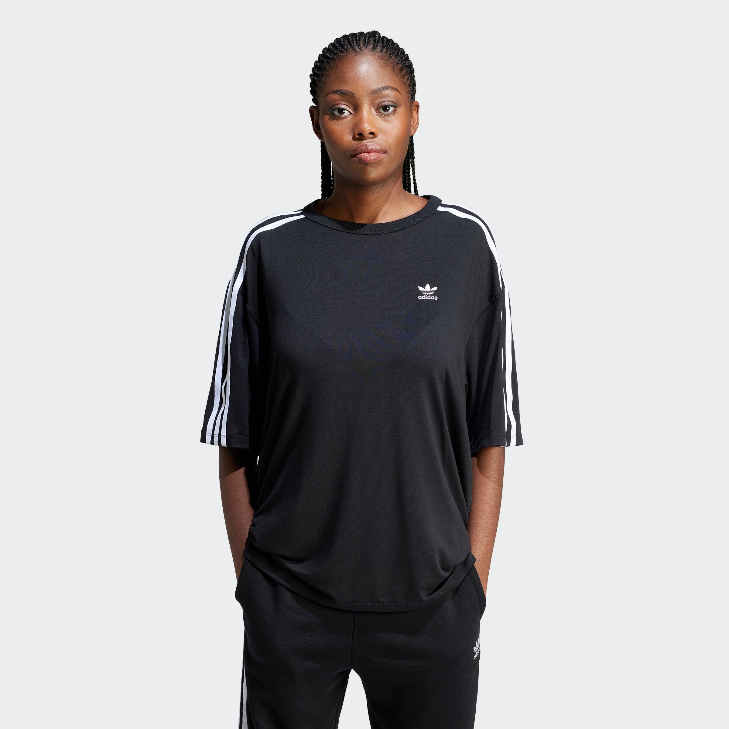 adidas Originals T-Shirt 3 STRIPE TEE OS | Sport-T-Shirts