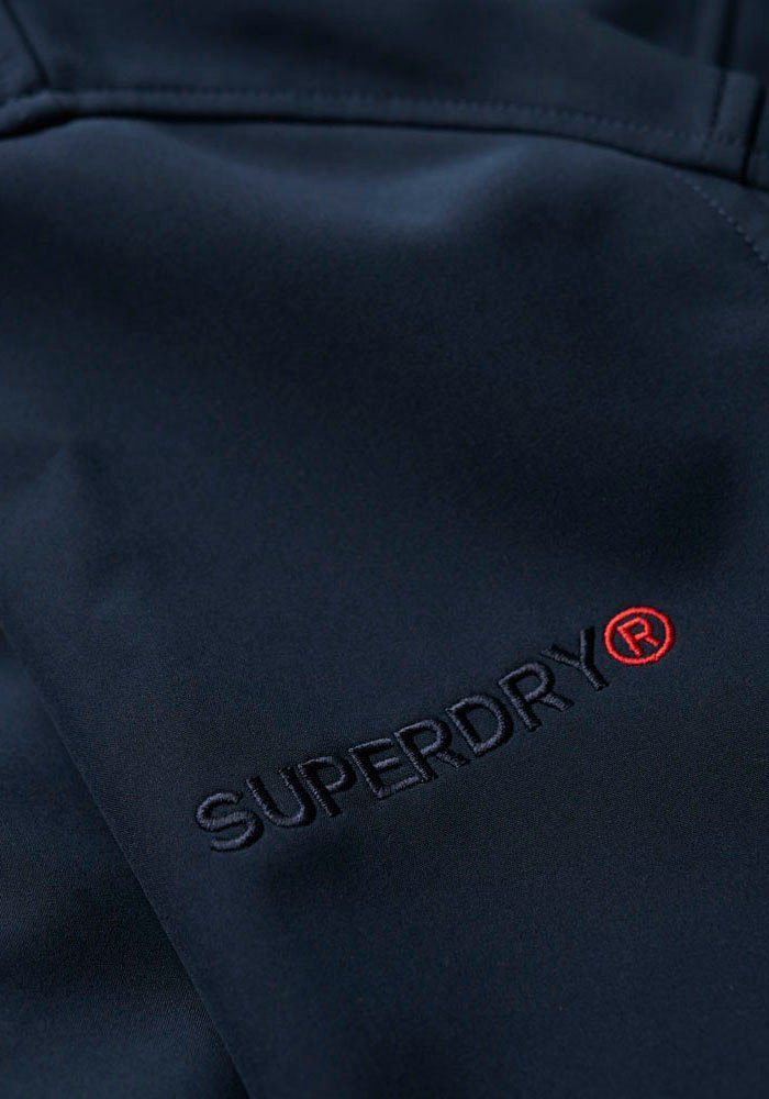 Navy Outdoorjacke SOFT Superdry SHELL HOODED Eclipse JACKET