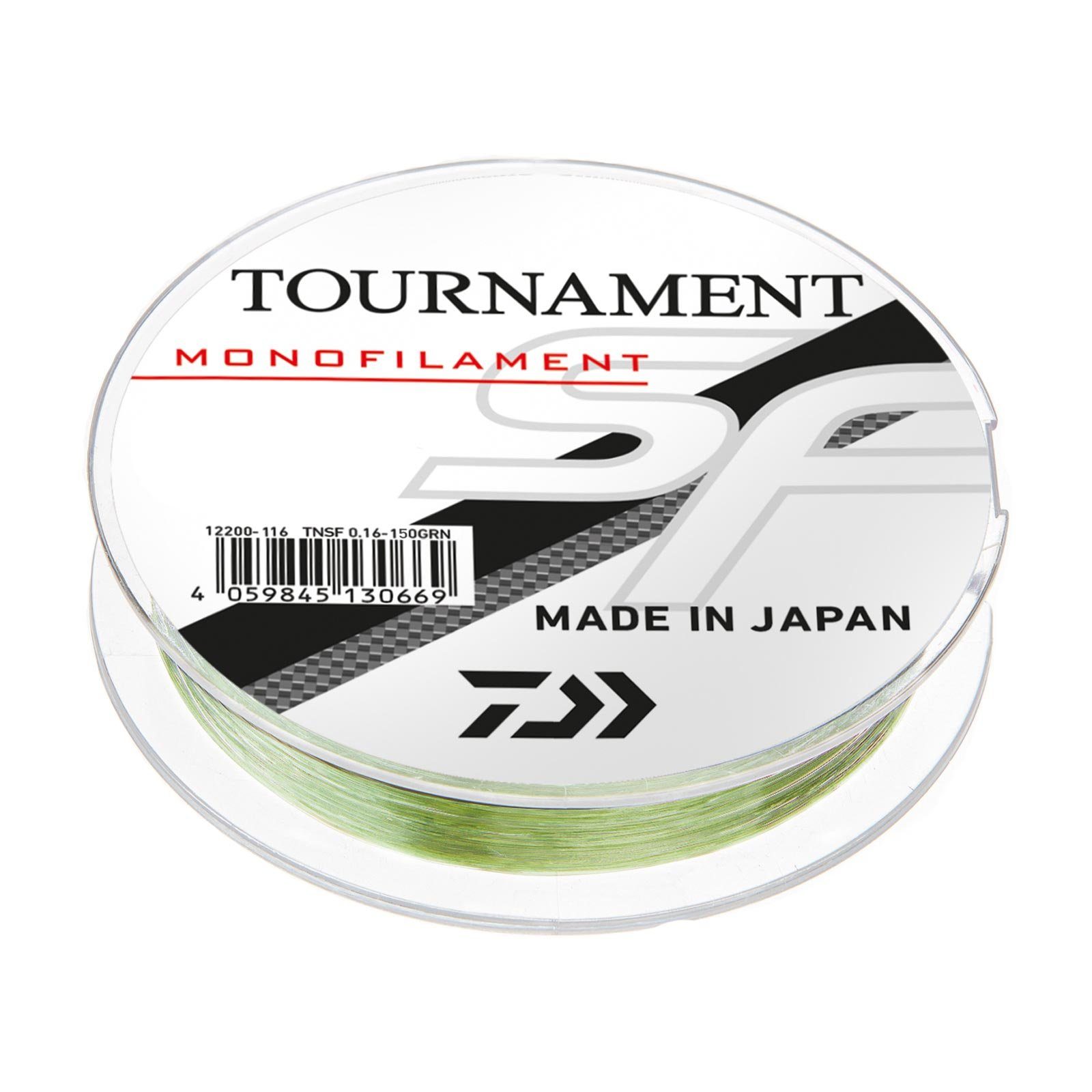 Daiwa Tournament SF Line monofile Angelschnur Grün-Transparent 300m 0,20mm 