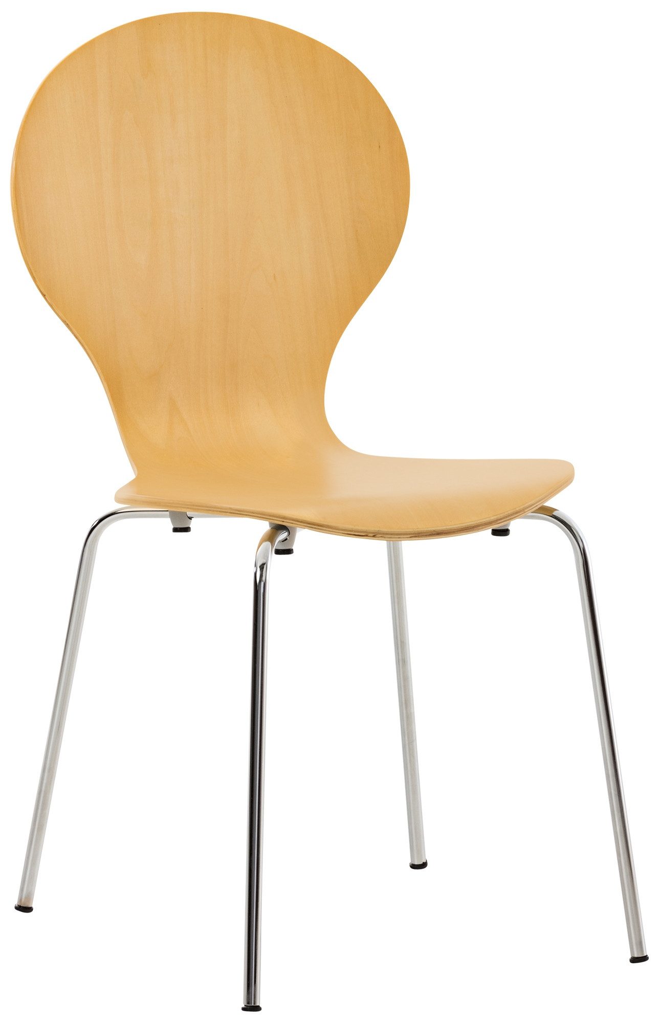 TPFLiving Besucherstuhl Ede (Stapelstuhl mit ergonomischer günstig online kaufen