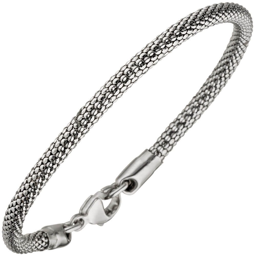 Silberarmband 3,6mm Armband, 925 Silber glänzend, 19cm