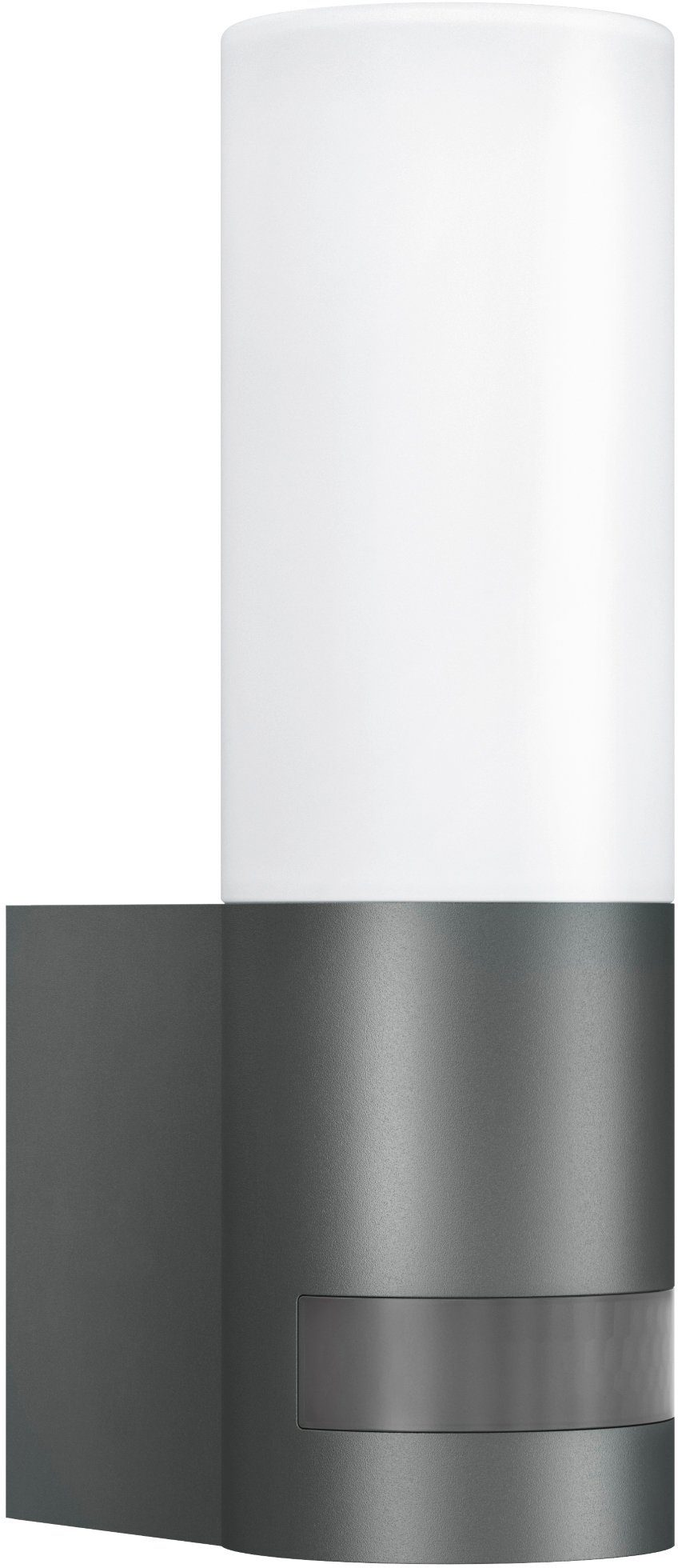 steinel LED Außen-Wandleuchte L 605 S ANT, Bewegungsmelder, Leuchtdauer einstellbar, Nachtlichtfunktion, Softlichtstart, Tageslichtsensor, mehrere Helligkeitsstufen, LED fest integriert, Warmweiß
