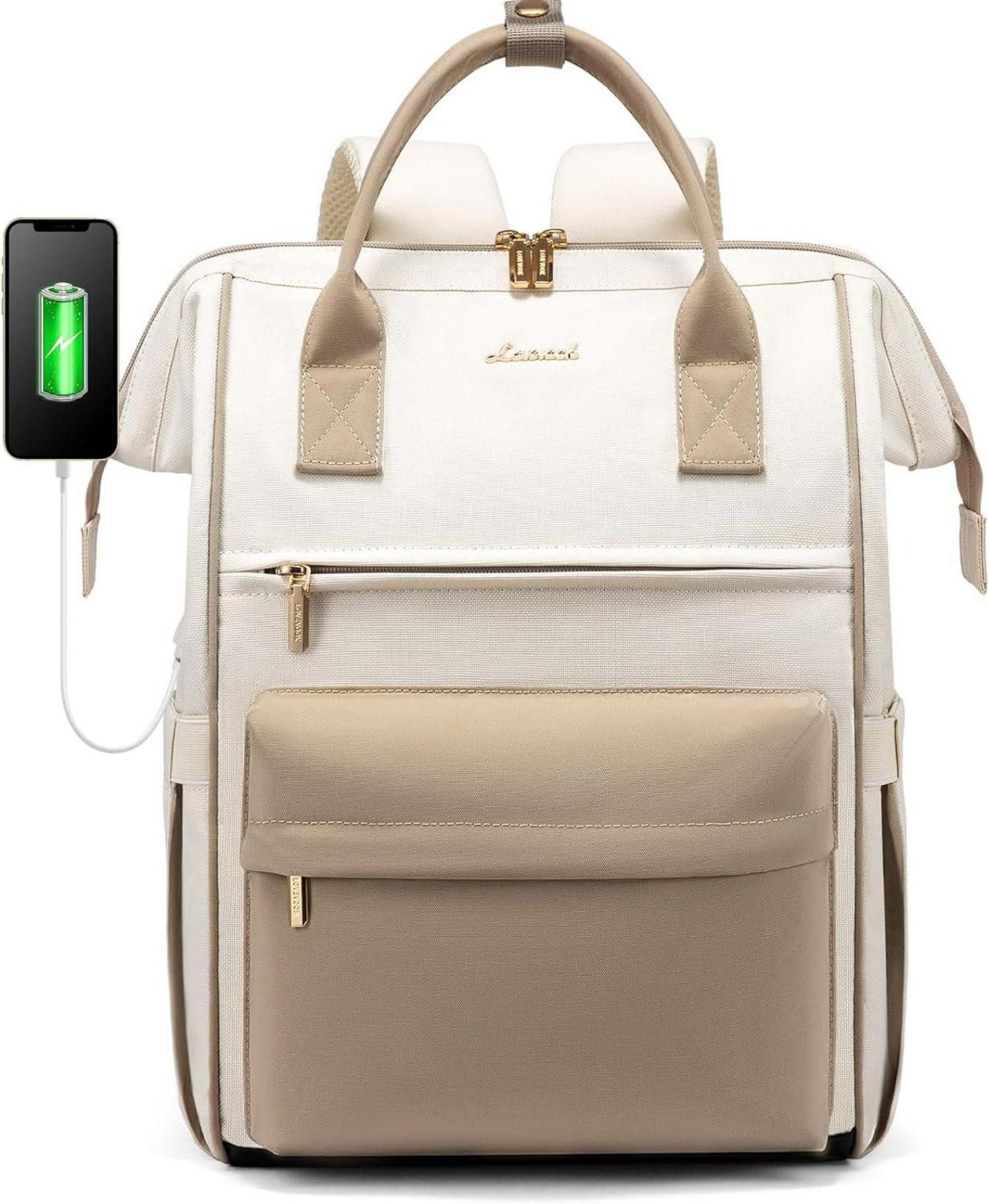 LuxusKollektion Laptoprucksack Damen Rucksack 15,6 Zoll günstig online kaufen