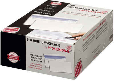 MAILMEDIA Briefumschlag MAILmedia Briefumschlag REVELOPE, 112 x 225 mm, ohne Fenster