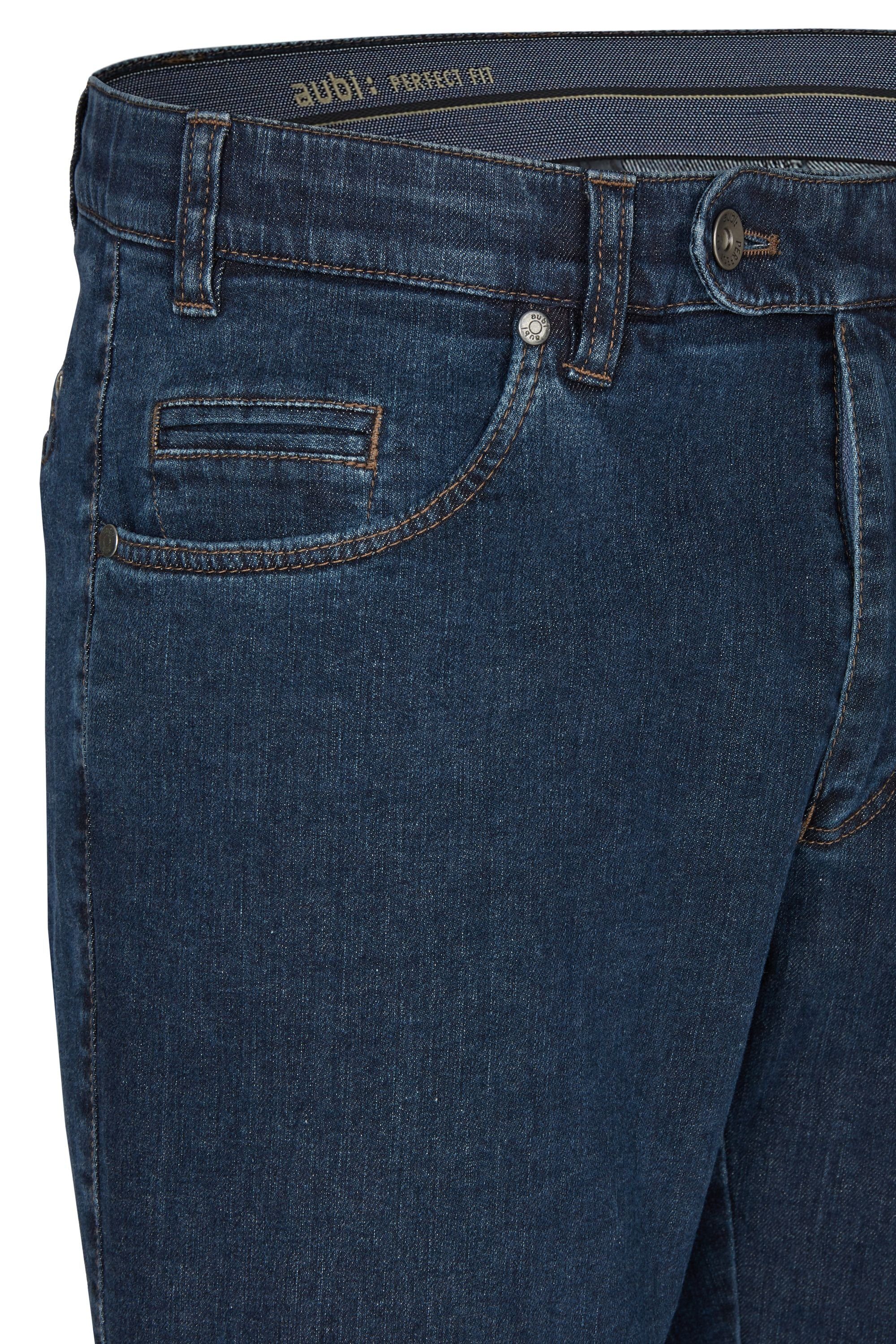 aubi: Bequeme Jeans aubi Flex Herren Stretch Perfect Baumwolle Jeans Fit aus stone High (46) Hose Modell 577