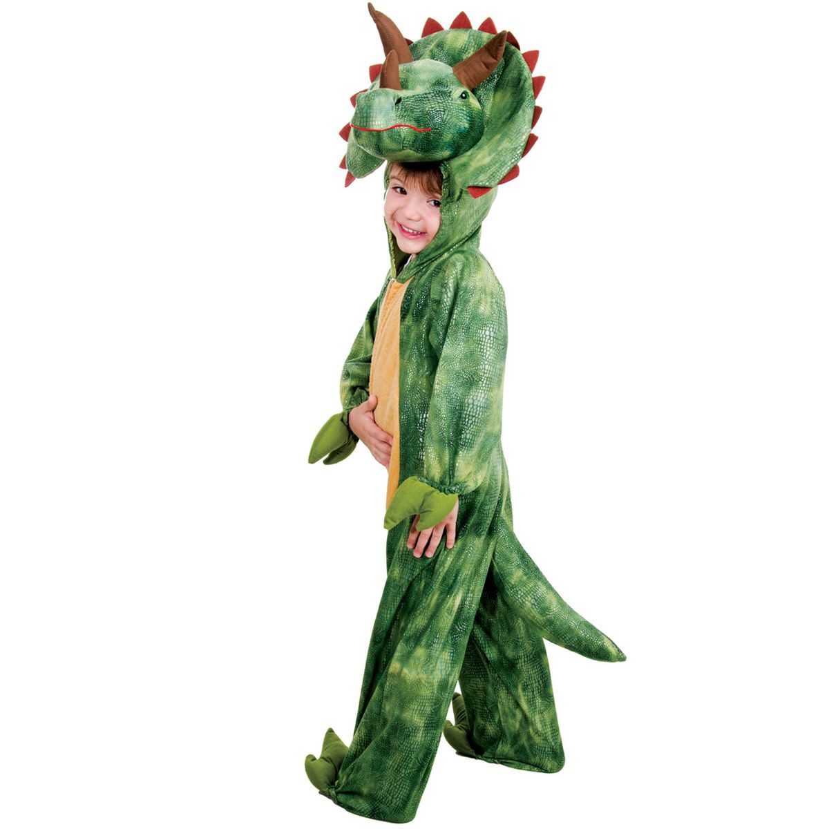 CHAKS Kostüm Triceratops Dinosaurier für Kinder