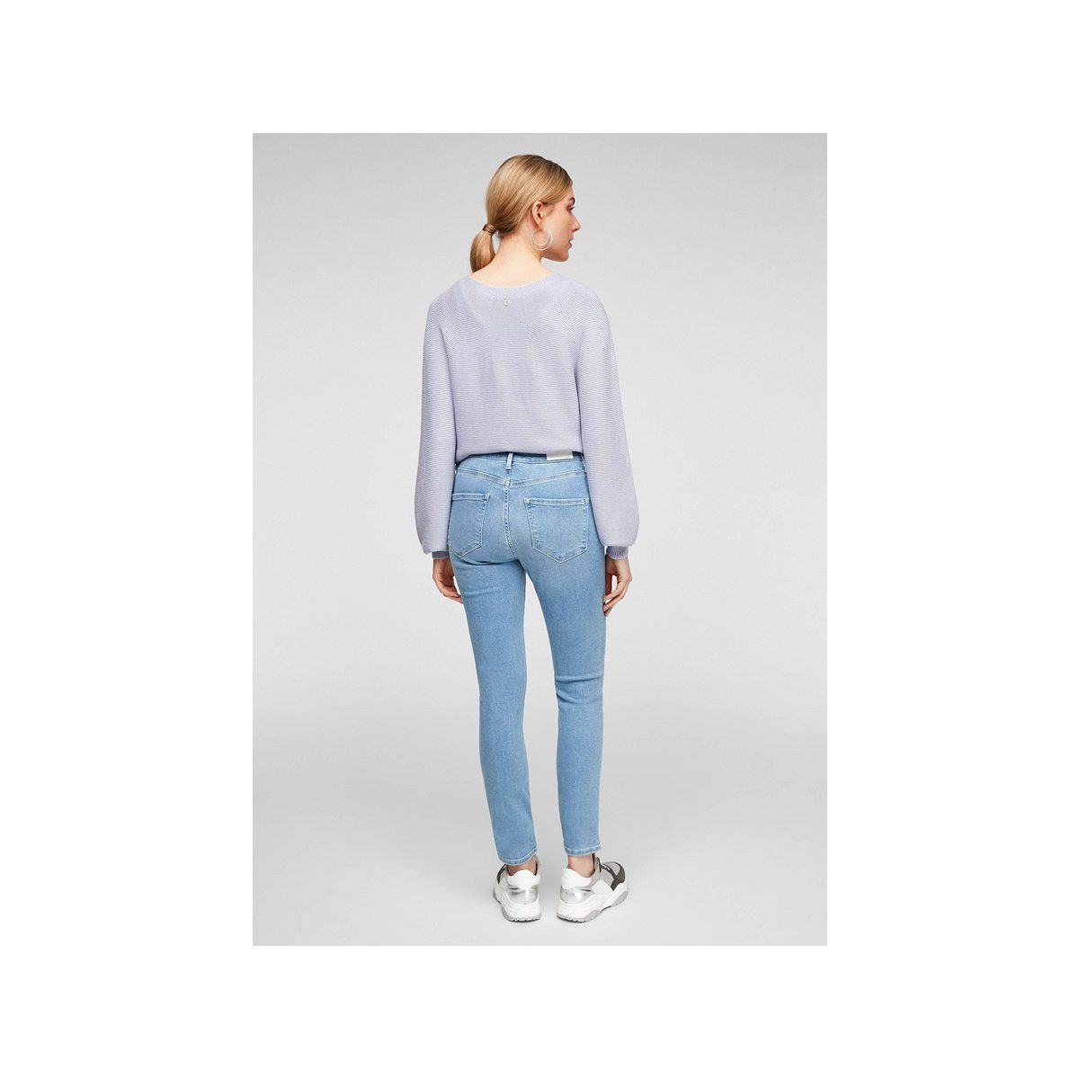 Skinny-fit-Jeans regular hell-blau (1-tlg) s.Oliver