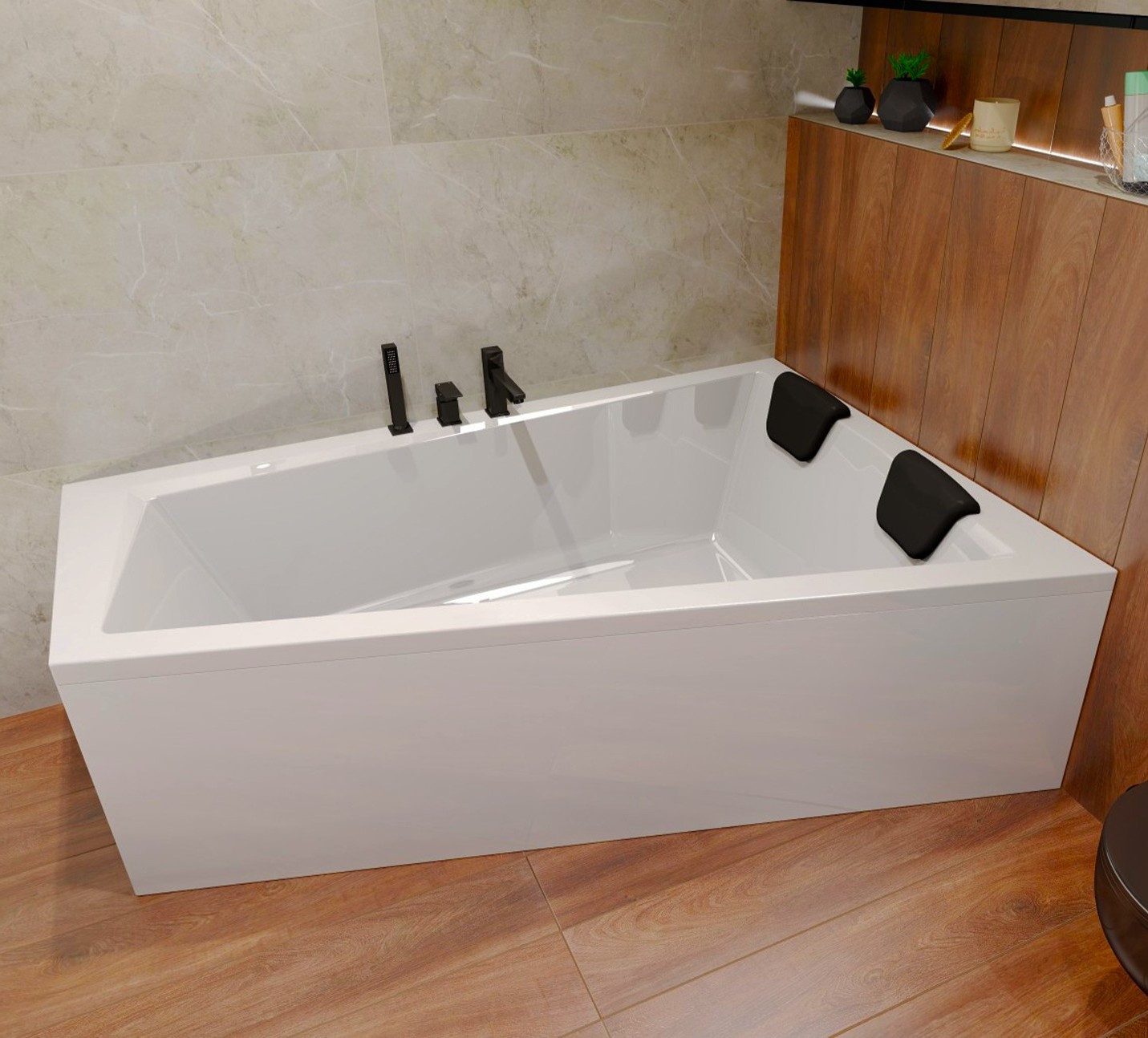 KOLMAN Badewanne Eckwanne 150x85 INTIMA Rechts günstig online kaufen