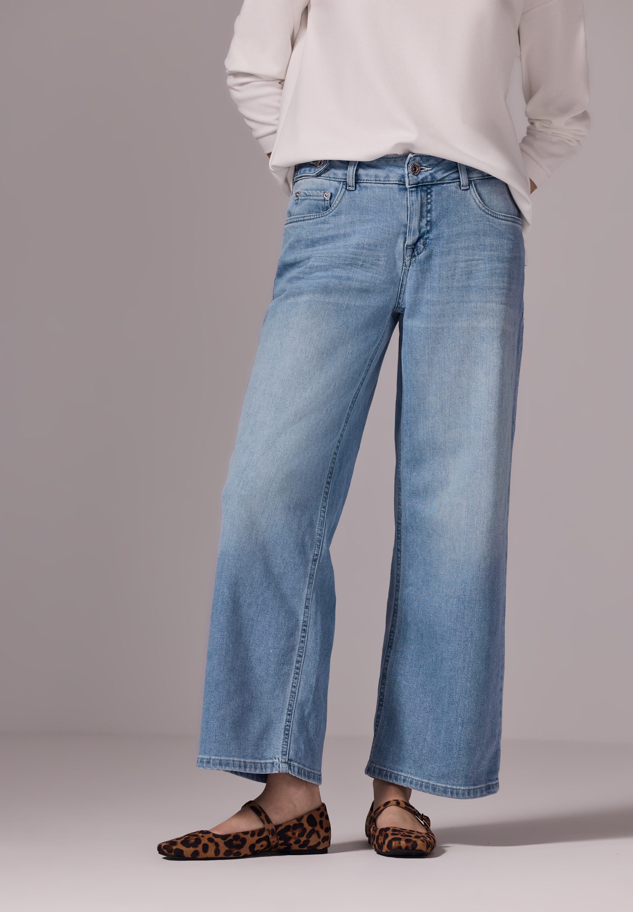 STREET ONE STUDIO Comfort-fit-Jeans, Middle Waist günstig online kaufen