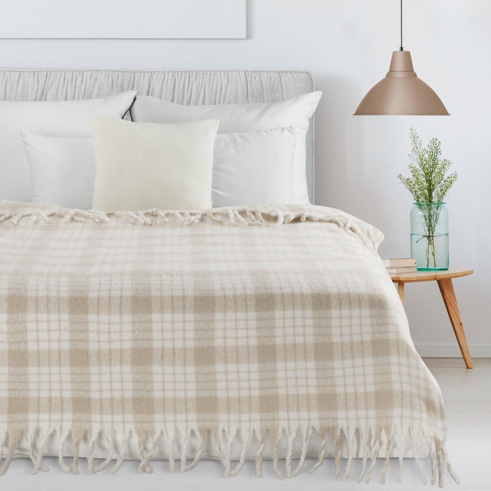 Wohndecke Decke mit Fransen, BOHO Stil günstig online kaufen