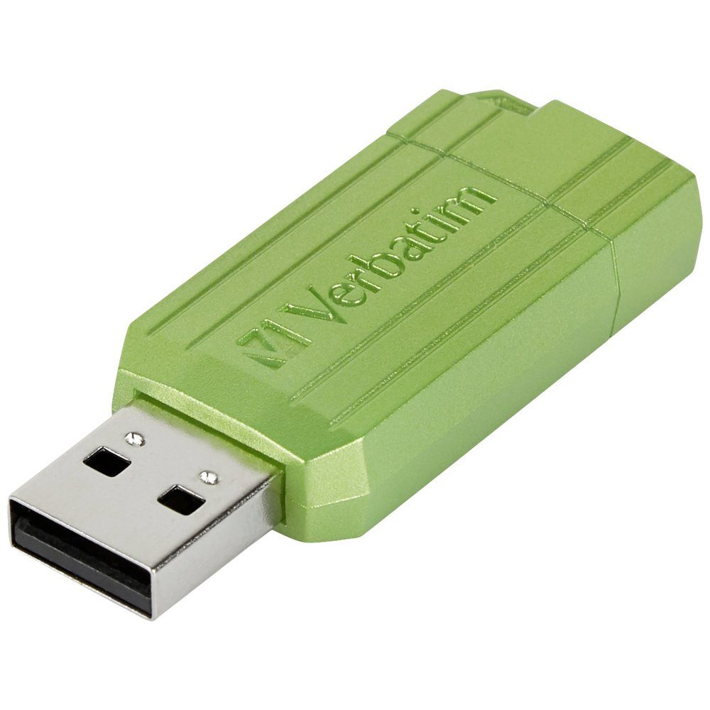Verbatim Verbatim USB DRIVE 2.0 PINSTRIPE USB-Stick 32 GB Eucalyptus, Grün 499 USB-Stick