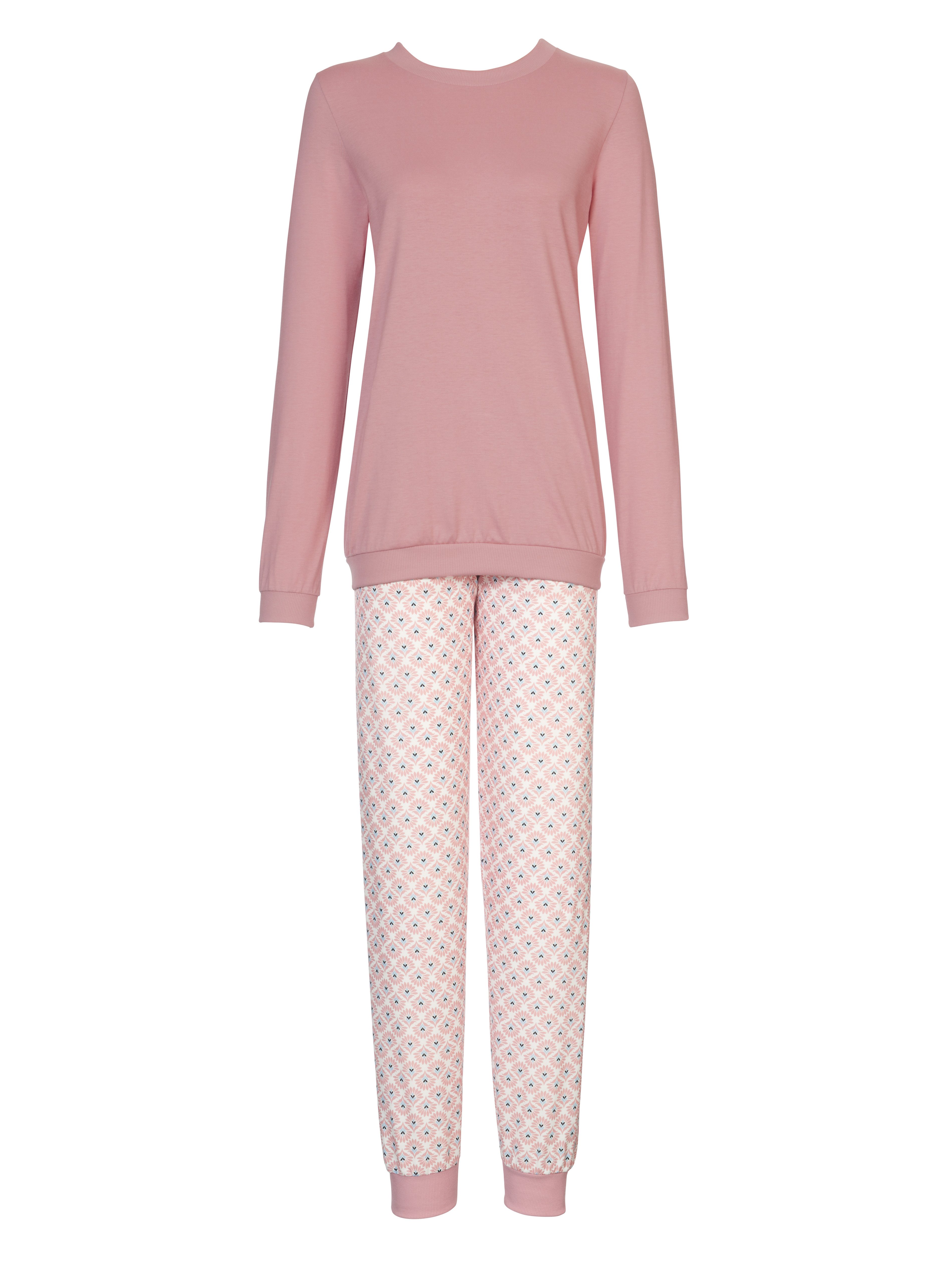 CALIDA Pyjama Lovely Nights (2 tlg) mit Rippbündchen an allen Abschlüssen günstig online kaufen