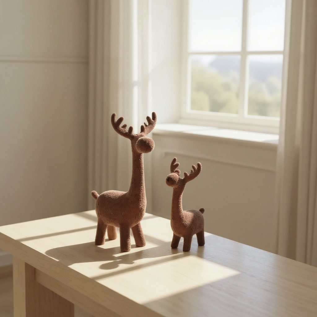 Macosa Home Dekofigur Deko Rentier 2er Set stehend Grün Braun od. Türkis 27 günstig online kaufen