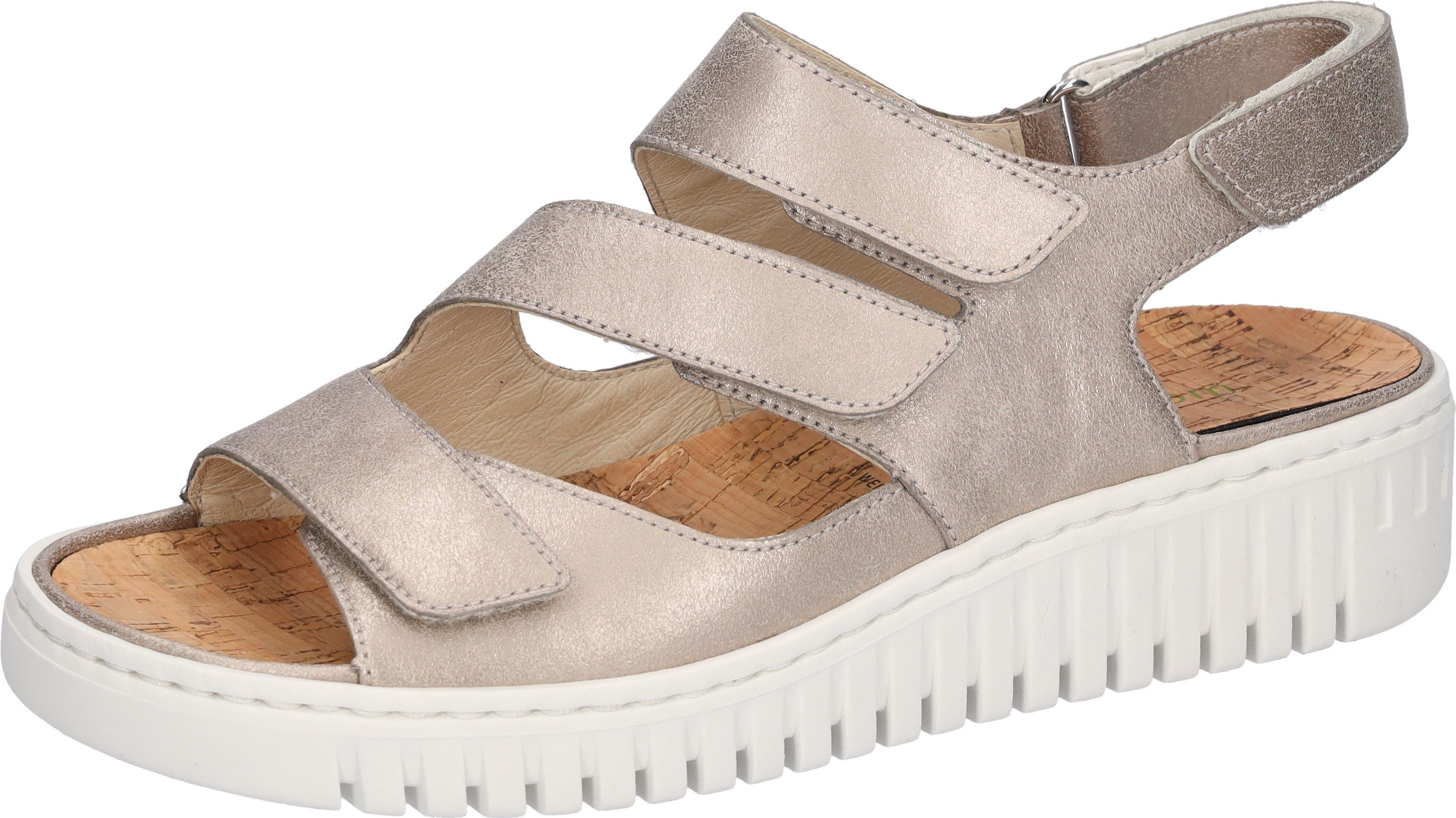 Waldläufer H-WILLOW Plateausandale, Sommerschuh, Klettschuh, Bequemschuh günstig online kaufen
