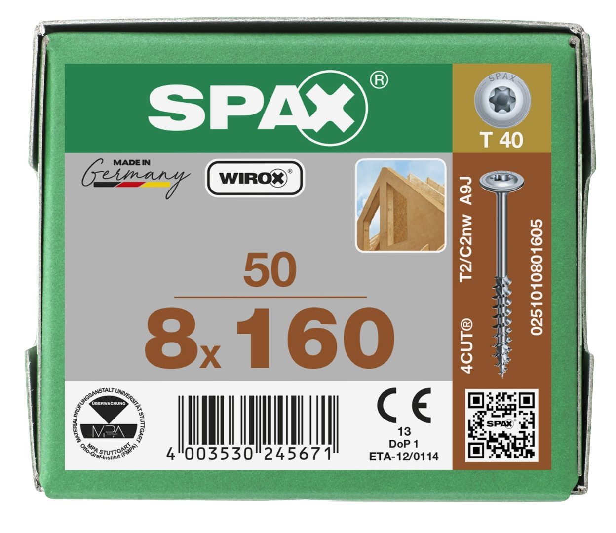 SPAX Holzbauschraube HI.FORCE, (1 St)