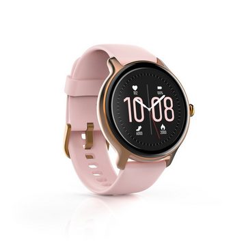 Hama Smartwatch Damen Herren, Fitnesstracker, wasserdicht, Blutsauerstoff Smartwatch (2,79 cm/1,09 Zoll), Herzfrequenz, Timer, Schritte, Kalorien, Schlaf, Stress, Tempo, Musik