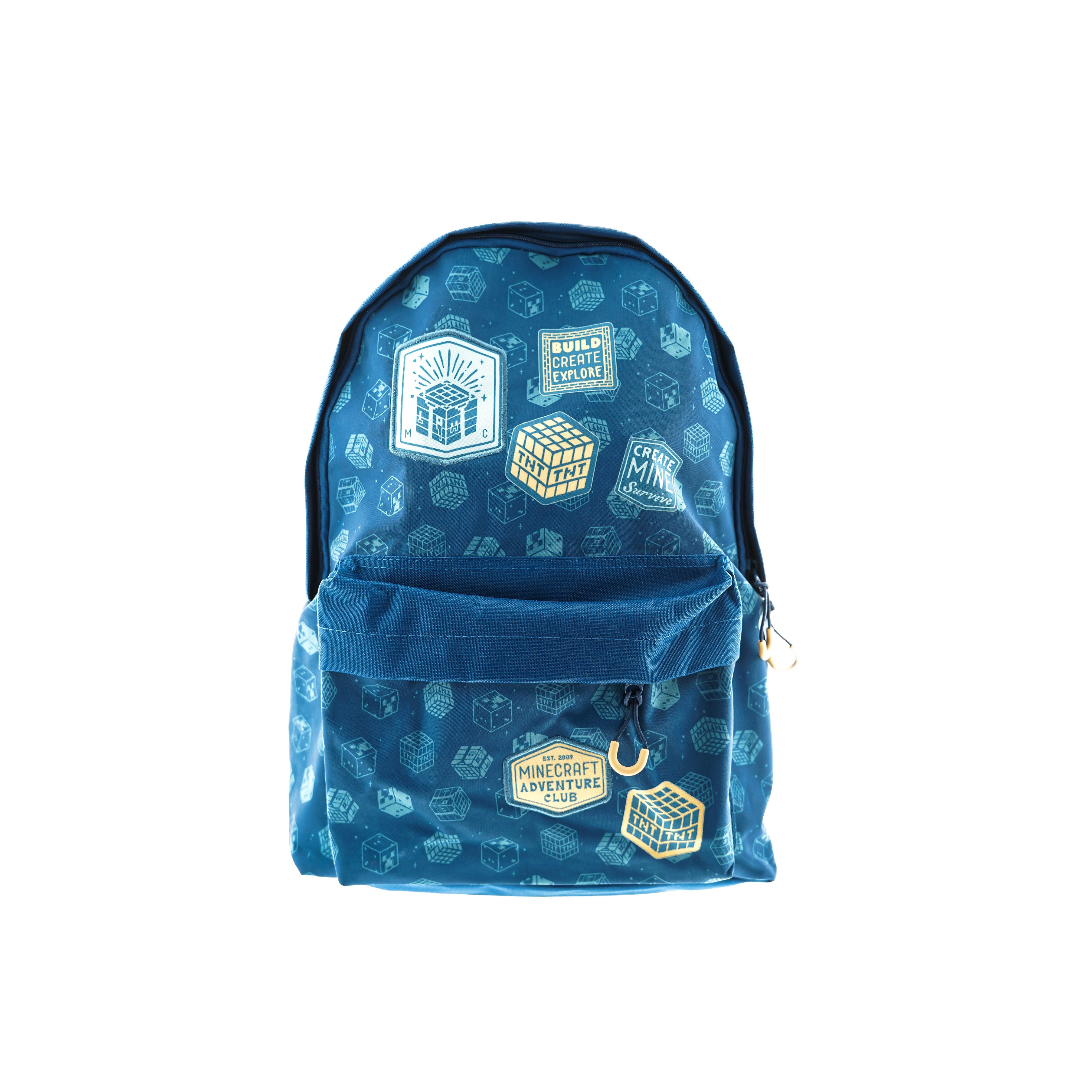 Minecraft Freizeittasche Adventure Club 38 CM - High-End Schulranzen Freizeittasche Blau